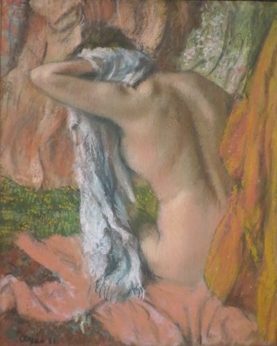 After the Bath by Edgar Degas